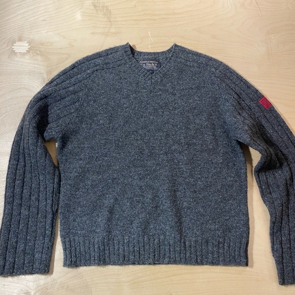 Abercrombie & Finch 100% Wool Vintage Sweater XL (IV) - Picture 3 of 12